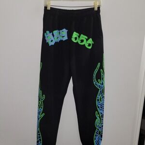 Juice Wrld x Sp5der 555 Collab Activewear Sweatpants Joggers Size Large